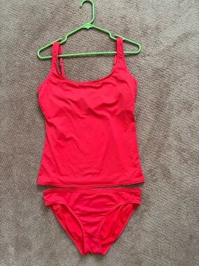 DKNY Red Tankini